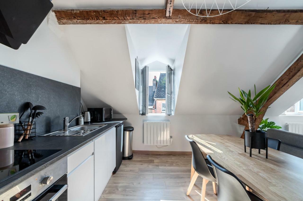 Appartement cosy*** Centre historique Dieppe - rue piétonne à 200m de la plage Esterno foto